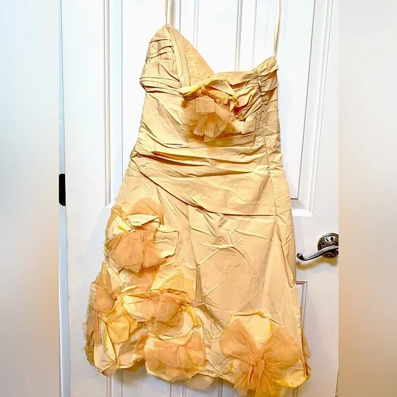 BCBG gold/ yellow dress